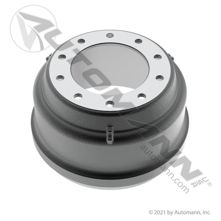 Automann Drum, Brake, 16.5 X 7, 8.53 In., Outboard, 10 H 151.6713